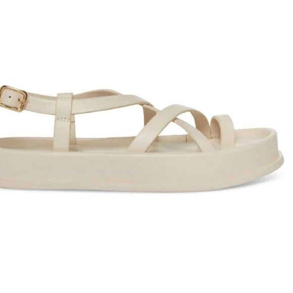 MADDEN GIRL Flatform Sandals Size 7 Bone Paris Tropezz Gladiator Strappy NEW - Picture 12 of 13